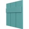Ekena Millwork 12"W x 12"H True Fit PVC Joined Board-n-Batten Shutters Sample, Pure Turquoise SAMPLE-TFPBBPT - alternate 2